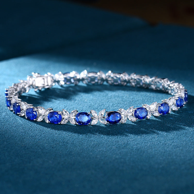 Azure Leaf Bracelet Harmony