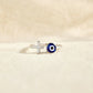 AZURE LEAF Devil's Eye diamond set rings for men and women