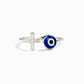 AZURE LEAF Devil's Eye diamond set rings for men and women